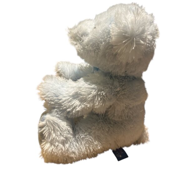 RUSS SHINING STARS Blue Bear Teddy Bear with Blue Bow 8" Sitting Plush - Picture 5 of 8